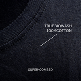 Love You Half Sleeve Black Round Neck T-Shirt for Women by Hello Swanky